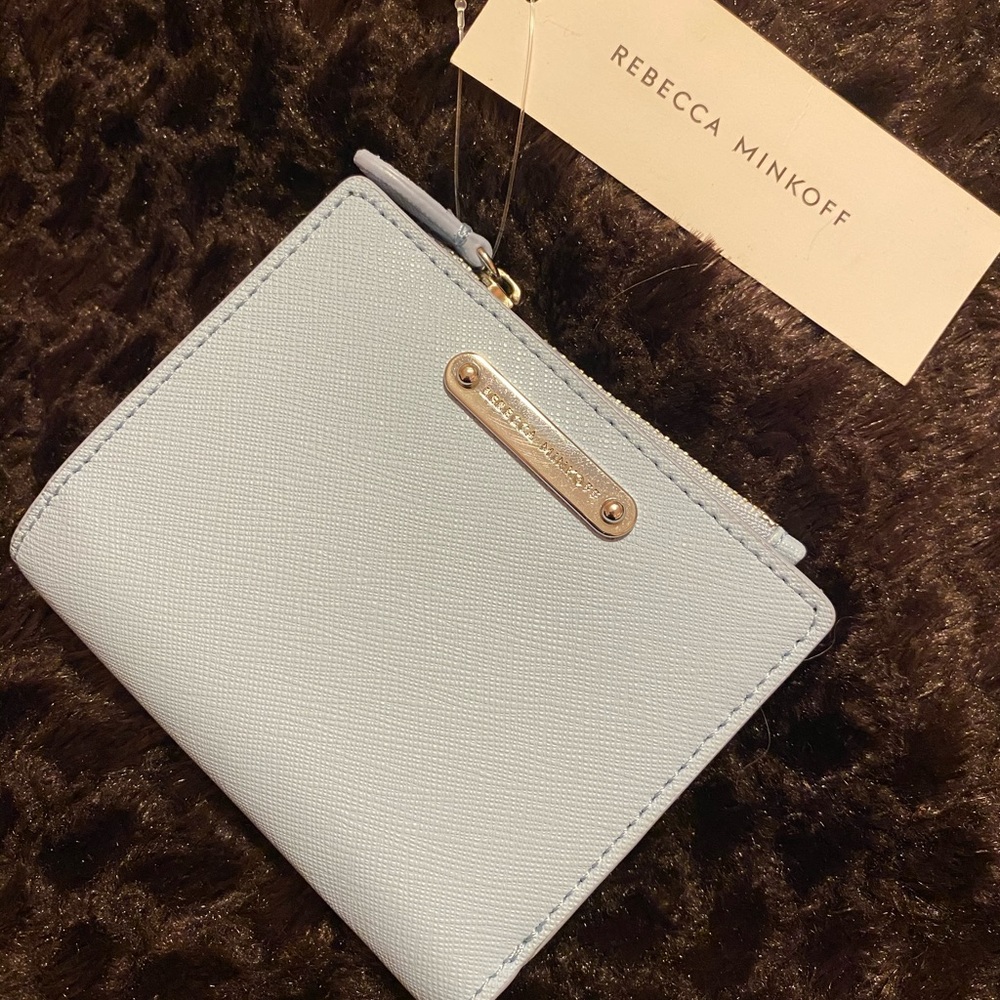 REBECCA MINKOFF BABY BLUE WALLET